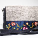 Wool-Embroidered Bag