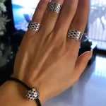 Kuffiya Silver Ring